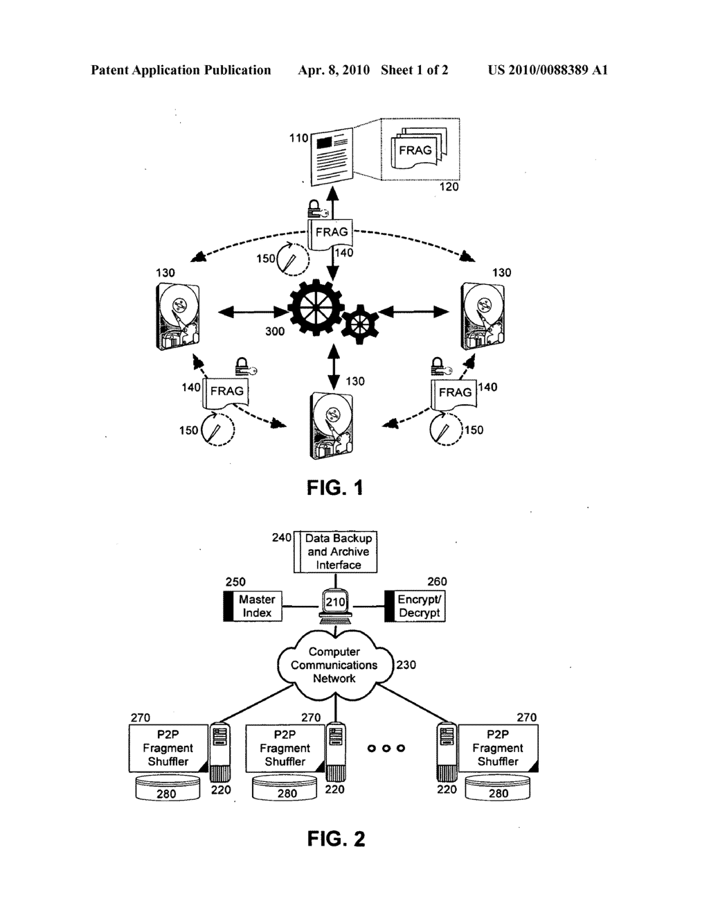 PERIODIC SHUFFLING OF DATA FRAGMENTS IN A PEER-TO-PEER DATA BACKUP AND ARCHIVAL NETWORK - diagram, schematic, and image 02