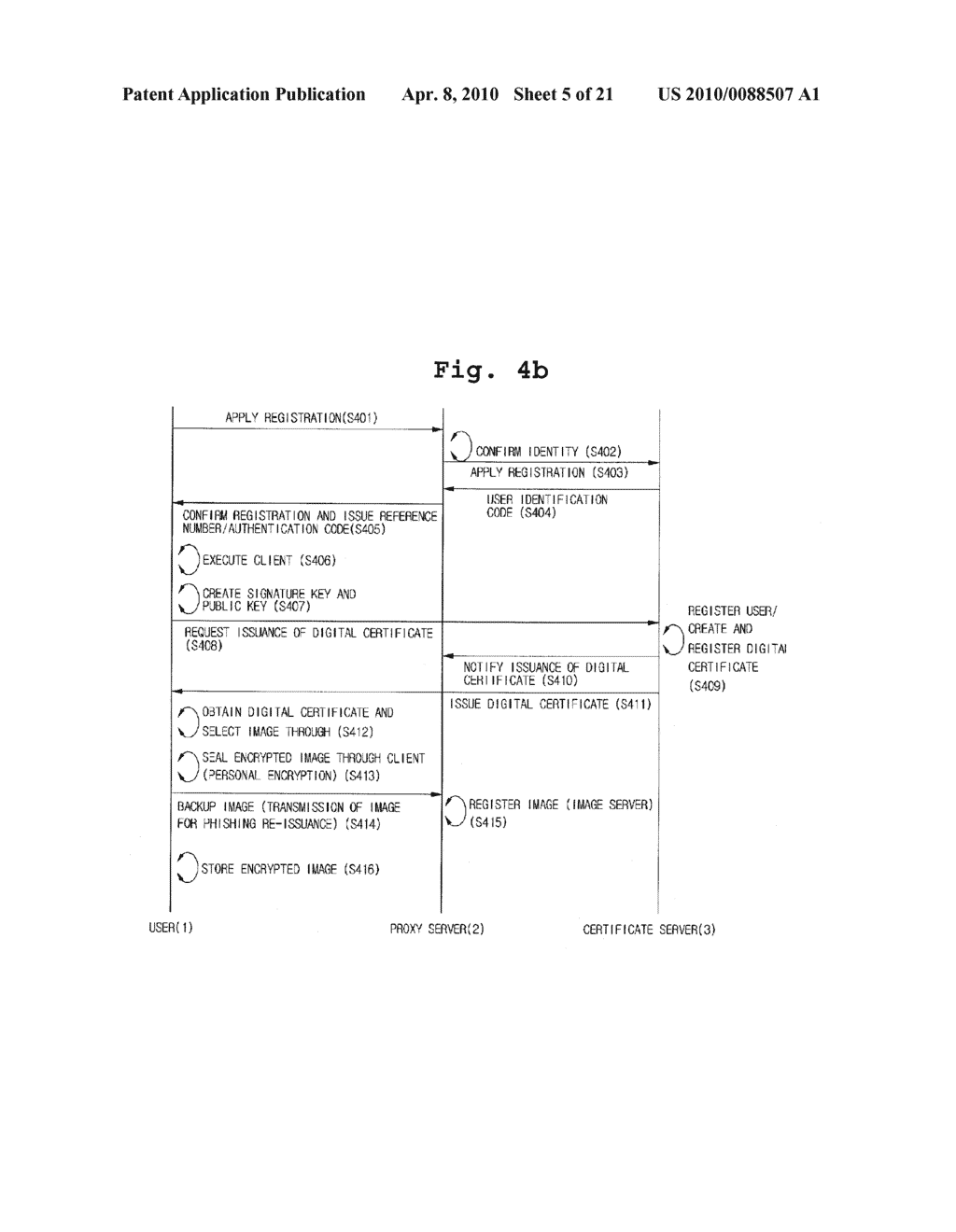 SYSTEM AND METHOD FOR ISSUING DIGITAL CERTIFICATE USING ENCRYPTED IMAGE - diagram, schematic, and image 06