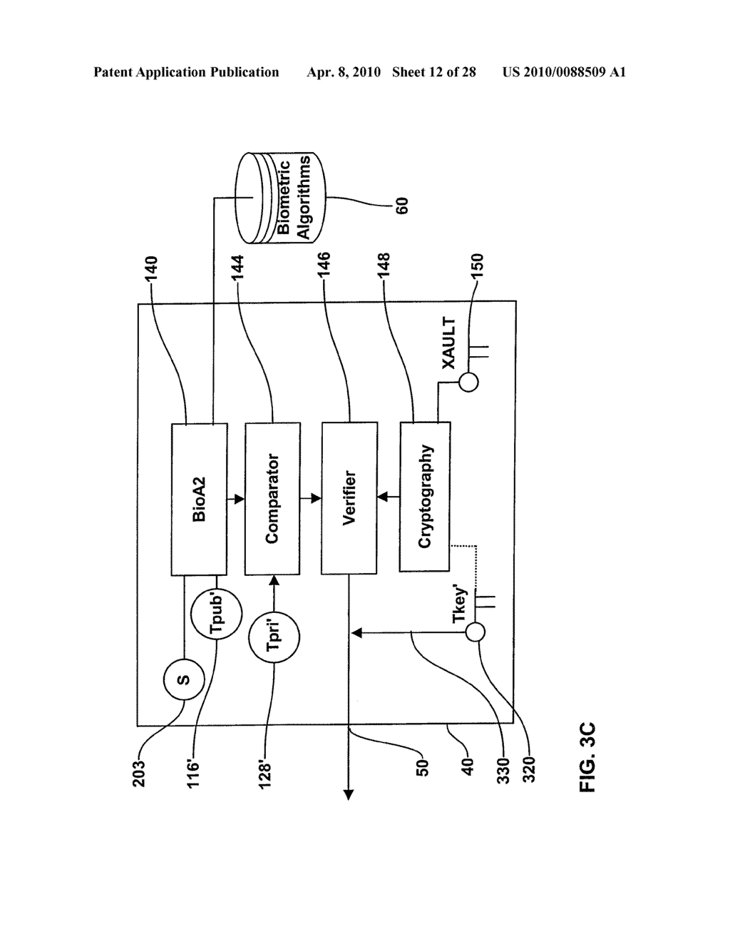 SYSTEM AND METHOD FOR SEQUENTIALLY PROCESSING A BIOMETRIC SAMPLE - diagram, schematic, and image 13