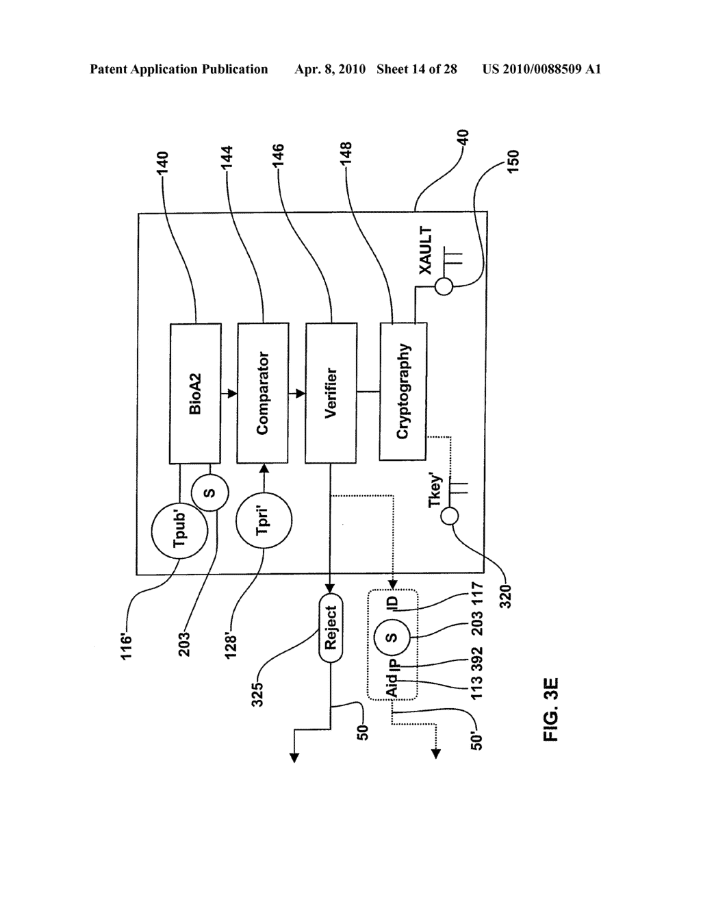 SYSTEM AND METHOD FOR SEQUENTIALLY PROCESSING A BIOMETRIC SAMPLE - diagram, schematic, and image 15