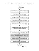 Method and system for providing in-line scheduling in an on-demand service diagram and image