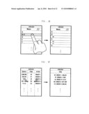 METHOD AND APPARATUS FOR MANAGING LISTS USING MULTI-TOUCH diagram and image