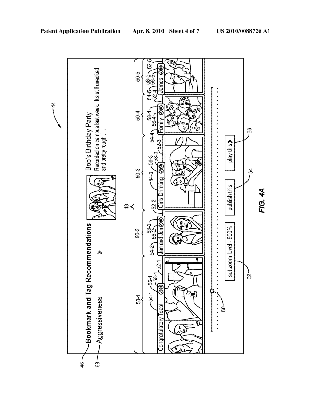 AUTOMATIC ONE-CLICK BOOKMARKS AND BOOKMARK HEADINGS FOR USER-GENERATED VIDEOS - diagram, schematic, and image 05