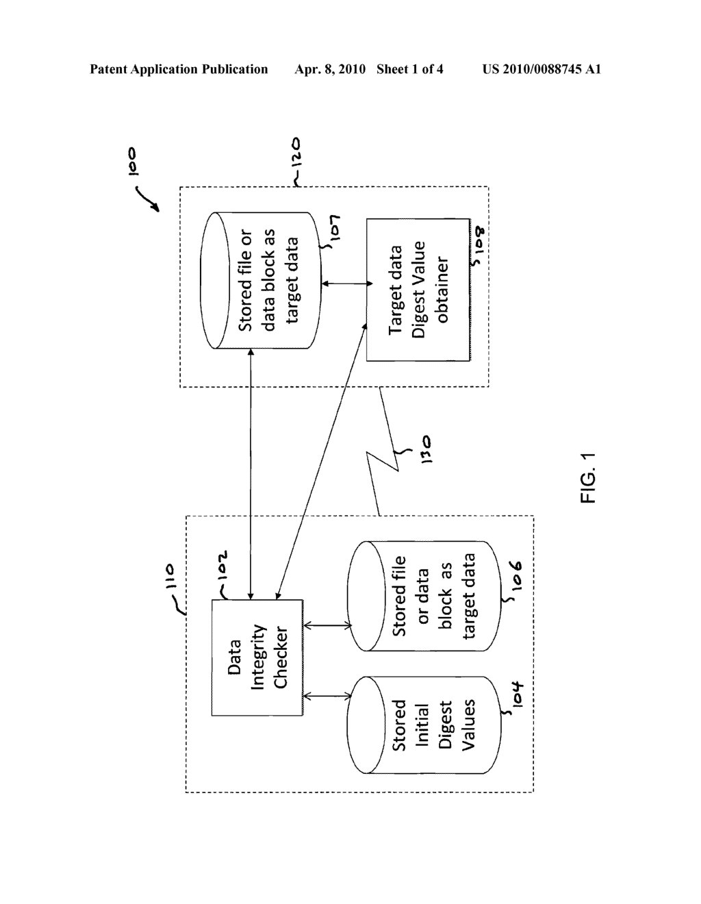 METHOD FOR CHECKING THE INTEGRITY OF LARGE DATA ITEMS RAPIDLY - diagram, schematic, and image 02