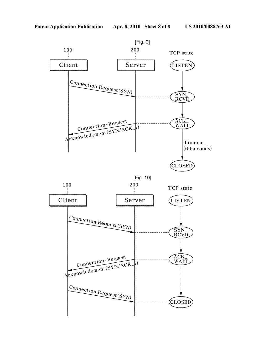 Method for Preventing Denial of Service Attacks Using Transmission Control Protocol State Transition - diagram, schematic, and image 09