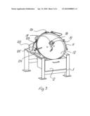 APPARATUS FOR CLEANING SPHERICAL OBJECTS diagram and image