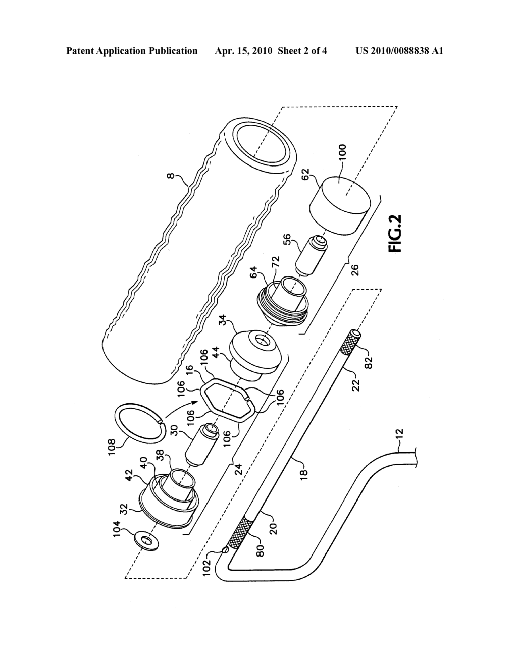 PAINT ROLLER SUPPORT - diagram, schematic, and image 03