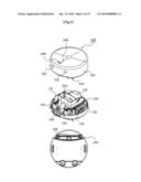 CLEANING ROBOT HAVING EXHAUST AIR FEEDBACK FUNCTION diagram and image