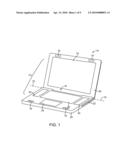 PORTABLE COMPUTER CLUTCH STRUCTURES diagram and image