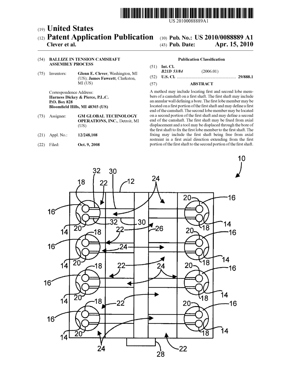 Ballize In Tension Camshaft Assembly Process - diagram, schematic, and image 01