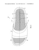 Article of Footwear with Drainage Features diagram and image