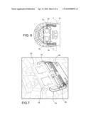 SOLE FOR FOOTWEAR HAVING A TURNABLE ANTISLIP DEVICE AND FOOTWEAR COMPRISING SUCH SOLE diagram and image