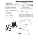 Transparent Pocket to hold business/ID card onto Luggage Strap diagram and image