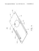 SLIDE MECHANISM FOR SLIDE-TYPE PORTABLE ELECTRONIC DEVICE diagram and image