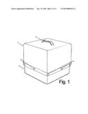 Portable cooking unit diagram and image