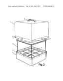 Portable cooking unit diagram and image