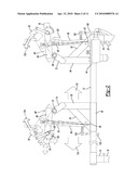 BOW PRESS WITH SYNCHRONOUSLY SCREW DRIVEN/PIVOTING OUTER BOW LIMB SUPPORT ARMS AND MOUNTED IN FREE SLIDING FASHION UPON A SUPPORT RAIL diagram and image