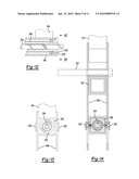 BOW PRESS WITH SYNCHRONOUSLY SCREW DRIVEN/PIVOTING OUTER BOW LIMB SUPPORT ARMS AND MOUNTED IN FREE SLIDING FASHION UPON A SUPPORT RAIL diagram and image