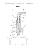 VALVE APPARATUS FOR MOVABLE OXYGEN CYLINDER diagram and image