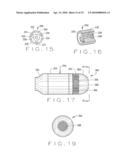 REMOVABLE AUTOMATIC INSERTION DEVICE WITH SEGMENTED DRAINAGE SHAFT diagram and image