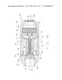 REMOVABLE AUTOMATIC INSERTION DEVICE WITH SEGMENTED DRAINAGE SHAFT diagram and image