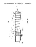 Self-extending electrical hose diagram and image