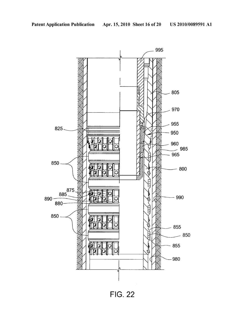 EXPANDABLE LINER HANGER AND METHOD OF USE - diagram, schematic, and image 17