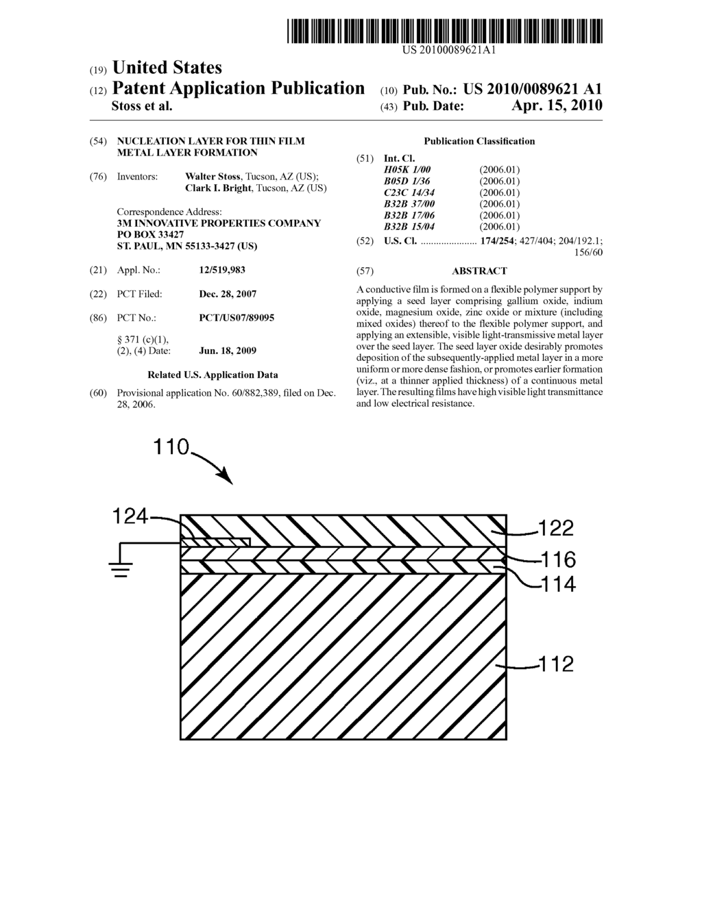 NUCLEATION LAYER FOR THIN FILM METAL LAYER FORMATION - diagram, schematic, and image 01