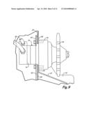 FULLY WELDED TRACK UNDERCARRIAGE TRANSMISSION WITH INBOARD MOTOR MOUNTING FLANGE diagram and image