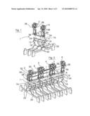 CONVEYING MEANS FOR AN OVERHEAD CONVEYER diagram and image