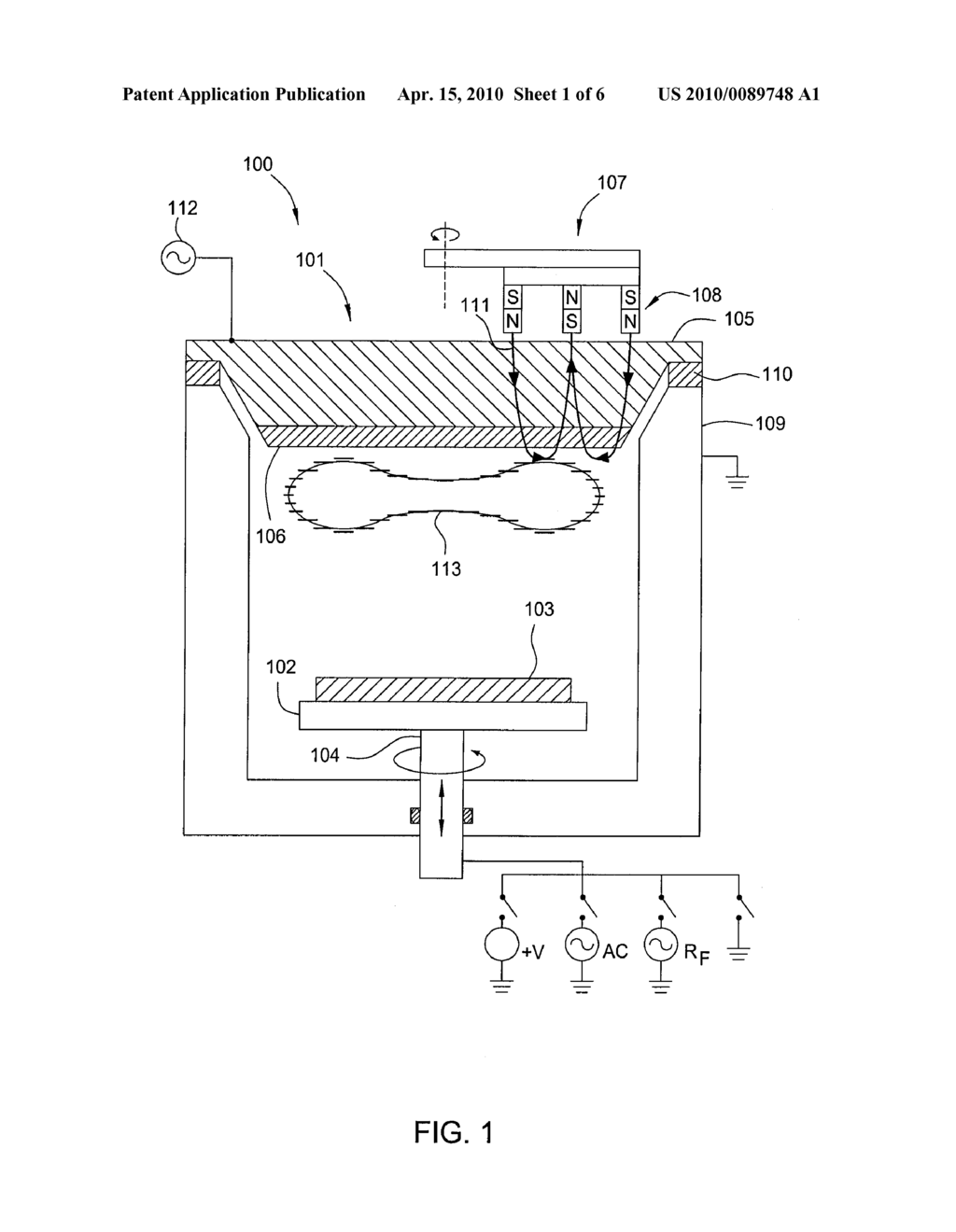 CONTROL OF EROSION PROFILE ON A DIELECTRIC RF SPUTTER TARGET - diagram, schematic, and image 02