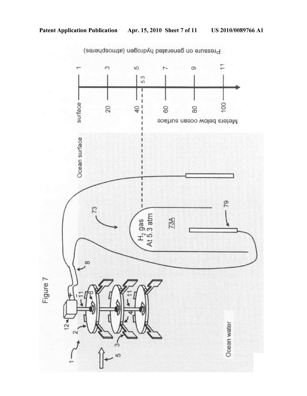 Deep water generation of compressed hydrogen - diagram, schematic, and image 08