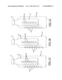 Narrow Neck Glass Container with Integral Embossments and Method of Manufacture diagram and image