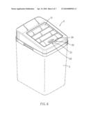 INDUCTION ACTIVATED COVER ASSEMBLY FOR CONTAINER diagram and image