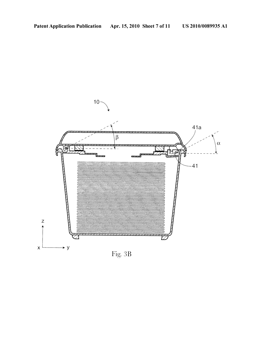 CONTAINER HAVING A LID THAT IS OPENABLE UPON APPLICATION OF A DOWNWARD FORCE - diagram, schematic, and image 08