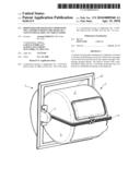 DISPENSER FOR SEPARATELY DISPENSING WET AND DRY PAPER IN THE SHAPE OF A CONVENTIONAL ROLL OF TOILET PAPER diagram and image