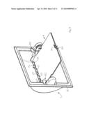 DISPENSER FOR SEPARATELY DISPENSING WET AND DRY PAPER IN THE SHAPE OF A CONVENTIONAL ROLL OF TOILET PAPER diagram and image