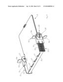 DISPENSER FOR SEPARATELY DISPENSING WET AND DRY PAPER IN THE SHAPE OF A CONVENTIONAL ROLL OF TOILET PAPER diagram and image