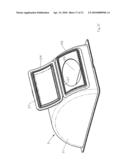 DISPENSER FOR SEPARATELY DISPENSING WET AND DRY PAPER IN THE SHAPE OF A CONVENTIONAL ROLL OF TOILET PAPER diagram and image