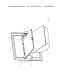 DISPENSER FOR SEPARATELY DISPENSING WET AND DRY PAPER IN THE SHAPE OF A CONVENTIONAL ROLL OF TOILET PAPER diagram and image