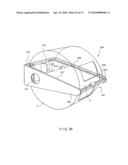 DISPENSER FOR SEPARATELY DISPENSING WET AND DRY PAPER IN THE SHAPE OF A CONVENTIONAL ROLL OF TOILET PAPER diagram and image