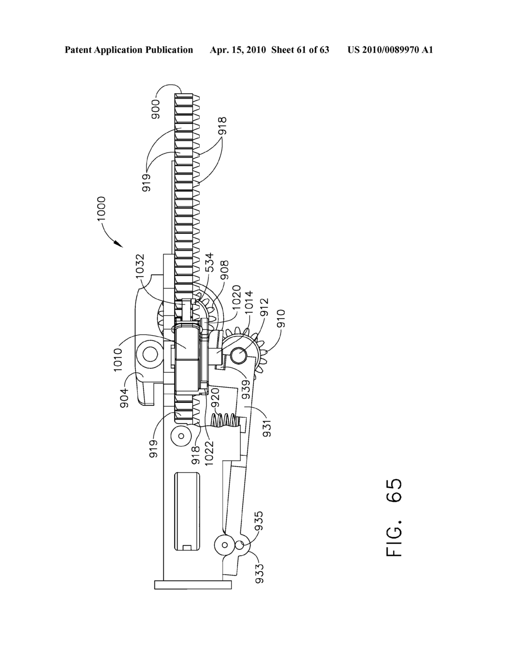 POWERED SURGICAL CUTTING AND STAPLING APPARATUS WITH MANUALLY RETRACTABLE FIRING SYSTEM - diagram, schematic, and image 62