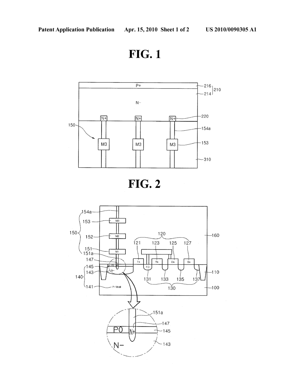 IMAGE SENSOR AND METHOD FOR MANUFACTURING THEREOF - diagram, schematic, and image 02