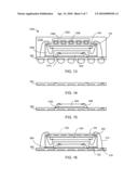 MULTI-CHIP PACKAGE SYSTEM INCORPORATING AN INTERNAL STACKING MODULE WITH SUPPORT PROTRUSIONS diagram and image