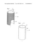 Plated bicycle fork steerer tube diagram and image