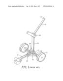 Golf Bag Cart diagram and image