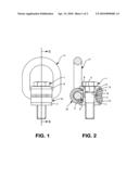 Attachment device for attaching slinging or lashing means diagram and image