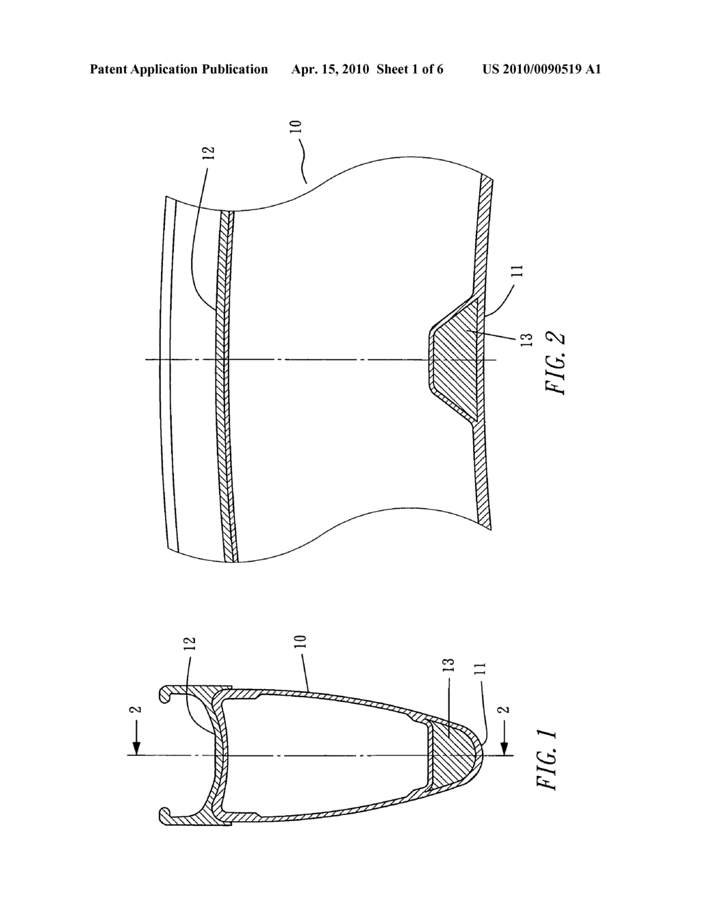 Composite material wheel rim structure - diagram, schematic, and image 02