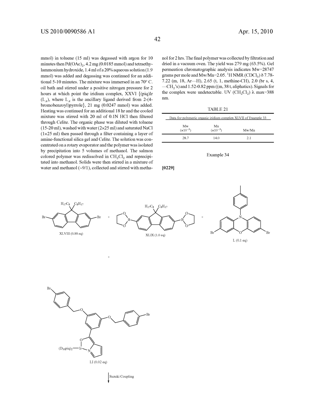 ELECTRONIC DEVICES COMPRISING ORGANIC IRIDIUM COMPOSITIONS - diagram, schematic, and image 58