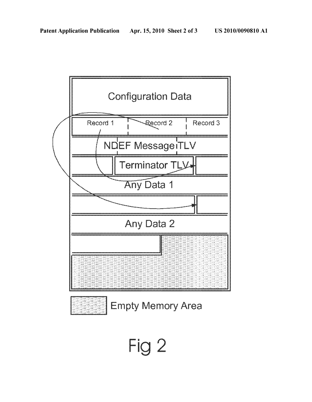 METHOD FOR STORING DATA AS WELL AS A TRANSPONDER, A READ/WRITE-DEVICE, A COMPUTER READABLE MEDIUM INCLUDING A PROGRAM ELEMENT AND SUCH A PROGRAM ELEMENT ADAPTED TO PERFORM THIS METHOD - diagram, schematic, and image 03